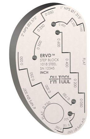 PH Tool ERVD (“Extended Range Variable Diameter”) Thickness Calibration Block